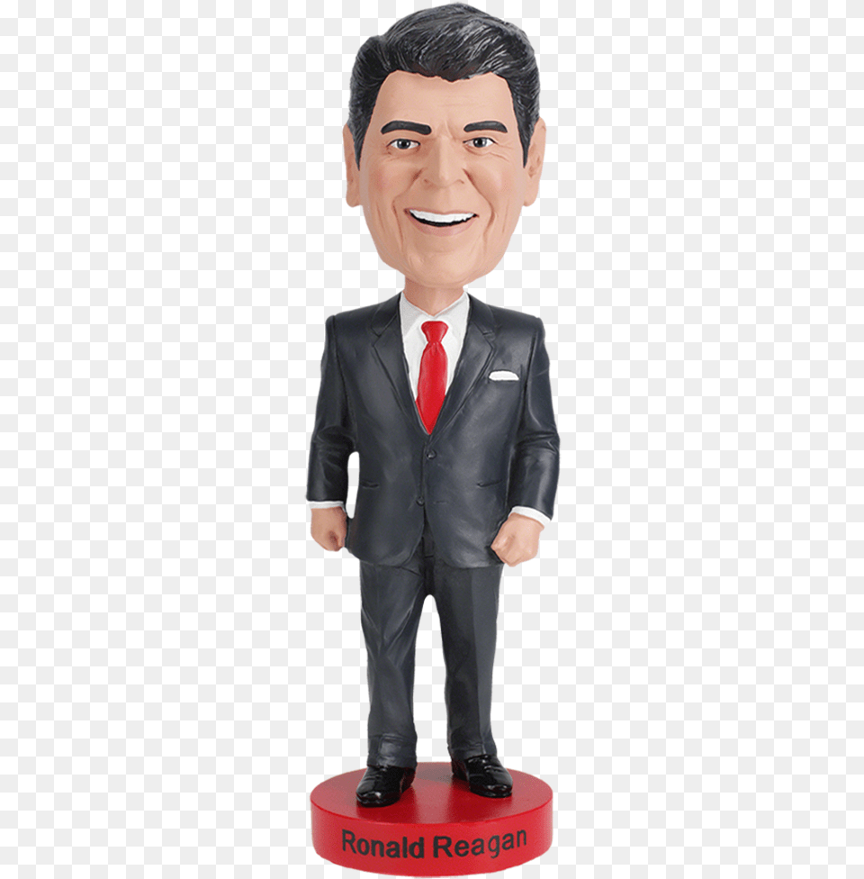 Ronald Reagan Bobblehead Bobblehead President Of United States, Figurine, Male, Person, Formal Wear Free Transparent Png