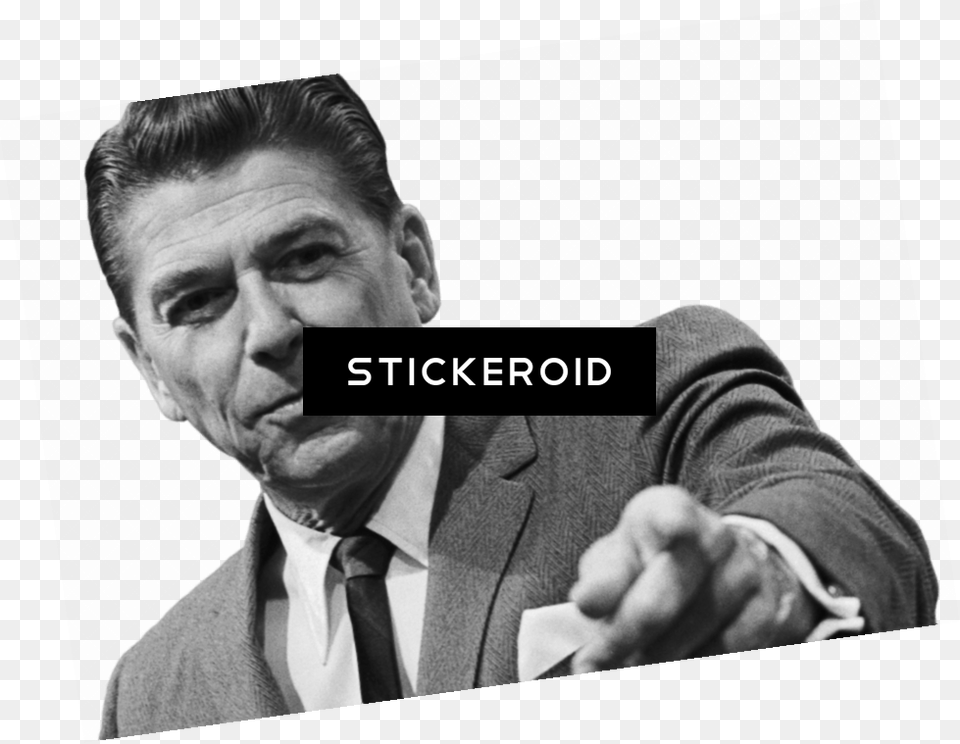 Ronald Reagan Pointing Ronald Reagan No Background, Accessories, Portrait, Photography, Person Png