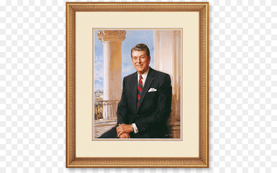Ronald Reagan Portrait, Photography, Person, Suit, Head Free Png