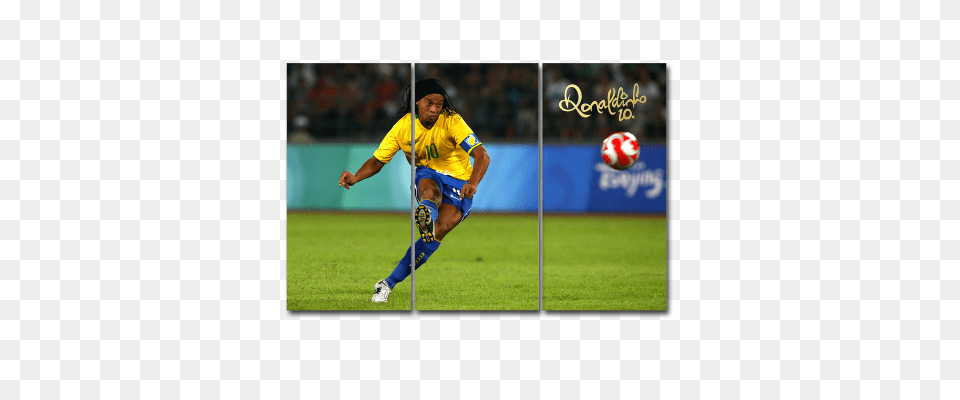 Ronaldinho Canvas Print Ronaldinho Weight, Ball, Football, Soccer, Soccer Ball Free Png Download