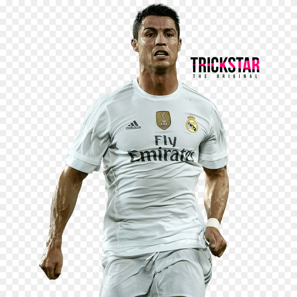 Ronaldo, T-shirt, Shirt, Clothing, Person Free Transparent Png