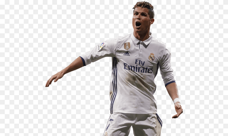 Ronaldo Image Download Searchpng Player, Shirt, Clothing, Face, Head Free Transparent Png