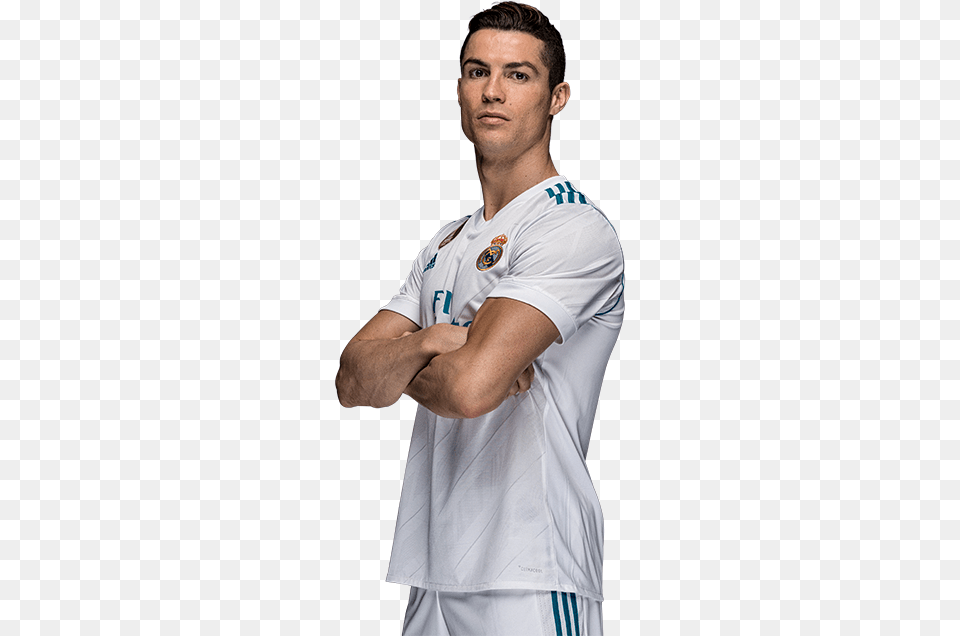 Ronaldo New Jersey 2017, T-shirt, Neck, Person, Shirt Free Transparent Png