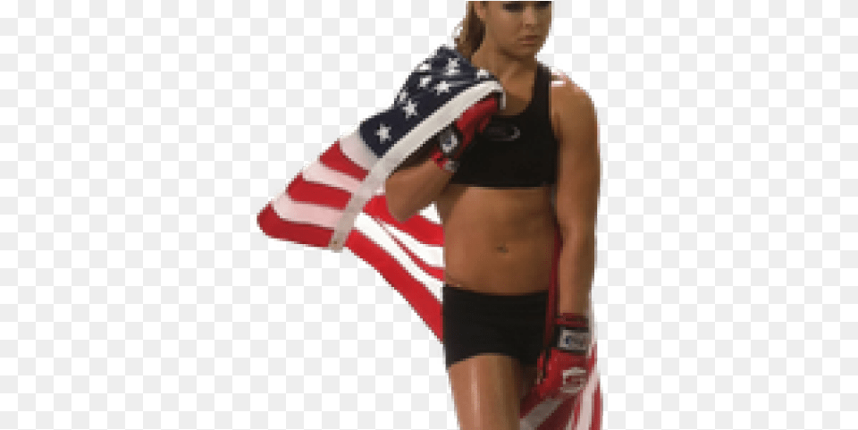 Ronda Rousey Clipart Rousey Logo Ronda Rousey Judo 2008 Olympics, American Flag, Flag, Adult, Female Free Png