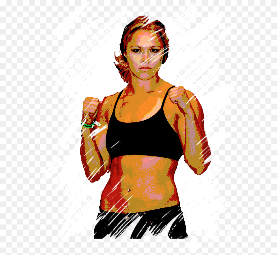 Ronda Rousey In Orange, Finger, Body Part, Person, Hand Free Png Download