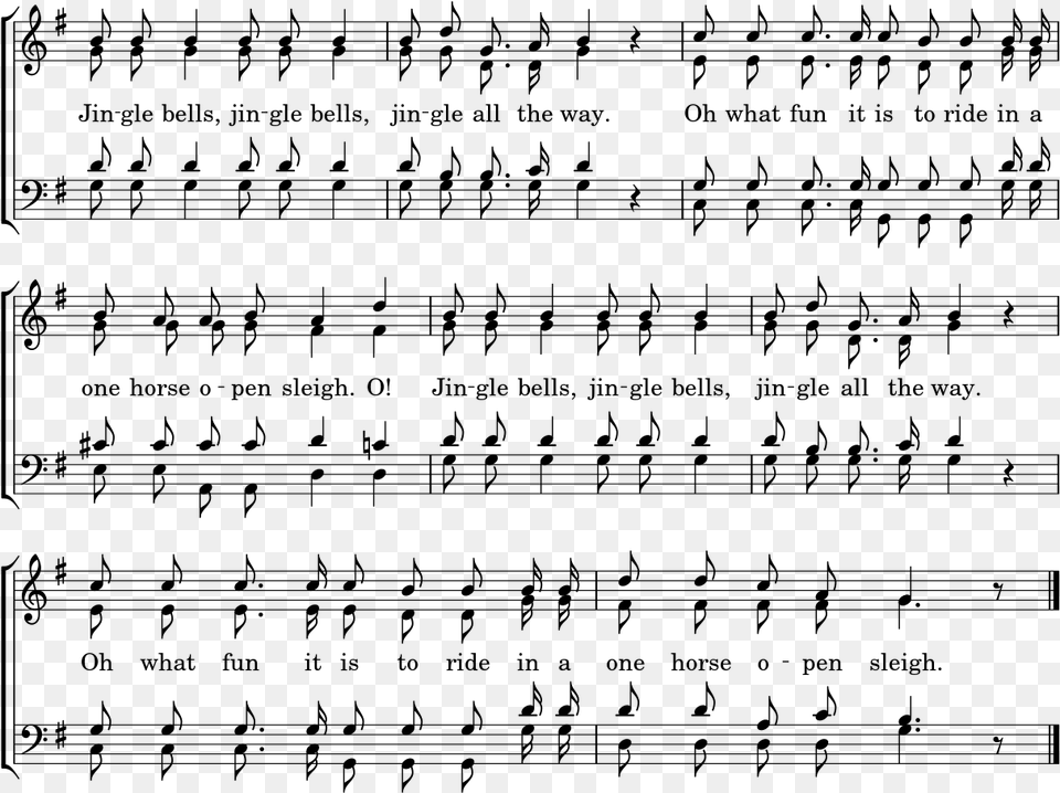 Rondo Form With Lyrics, Gray Free Png Download