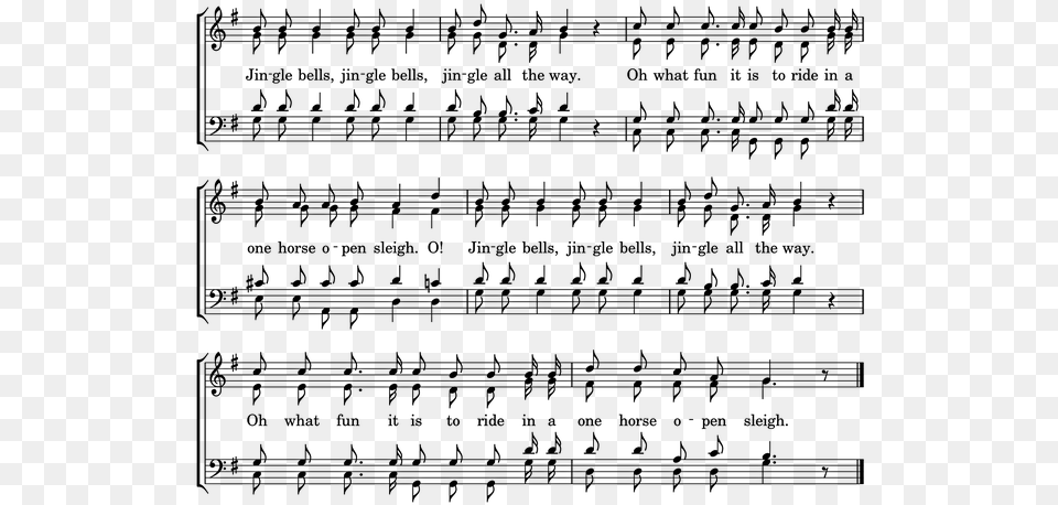 Rondo Form With Lyrics, Gray Free Png