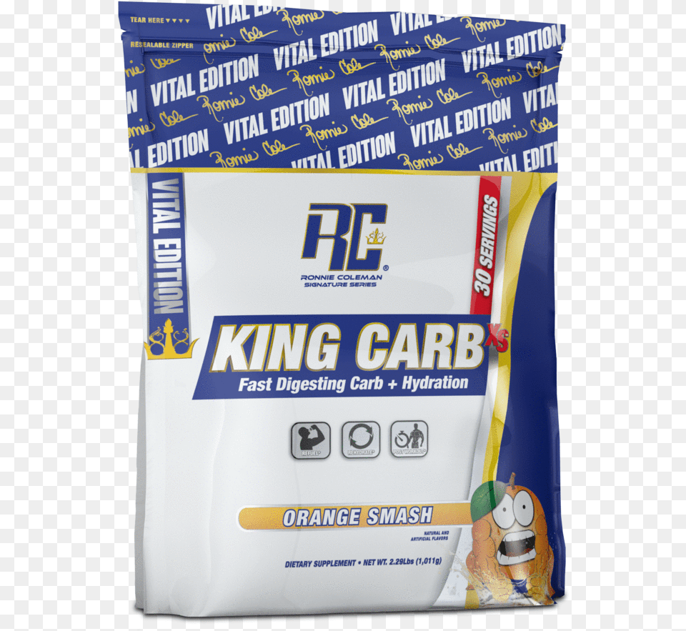 Ronnie Coleman Signature Series Carb King Carb Packaging And Labeling, Person Free Png