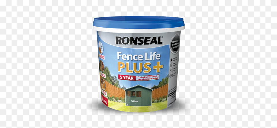 Ronseal Fence Life Plus Ronseal, Paint Container Png