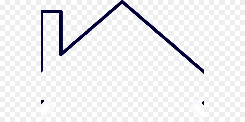 Roof Clipart Simple House Outline, Triangle Free Png Download