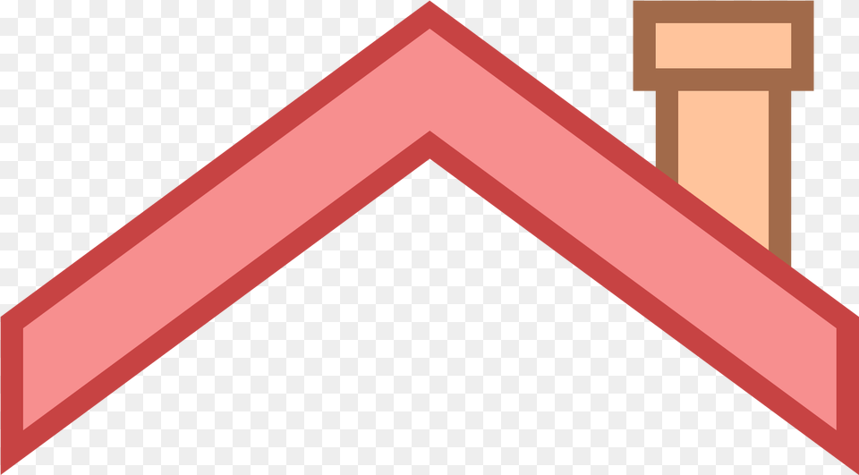 Roof Icon Amp Building Classic House Roof Icon Sc 1 Roof Pink Clip Art, Triangle, Dynamite, Weapon Free Png Download