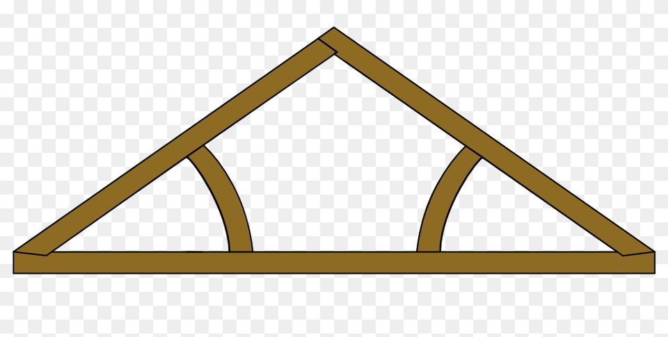 Roof Trusses, Triangle, Bow, Weapon Png Image