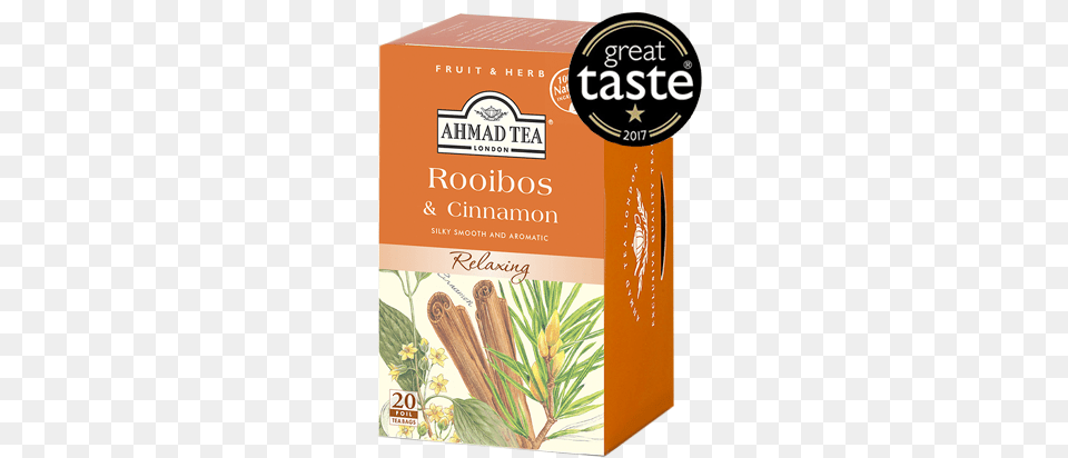 Rooibos Amp Cinnamon 20ct Ahmad Tea Cinnamon, Herbal, Herbs, Plant, Mailbox Png