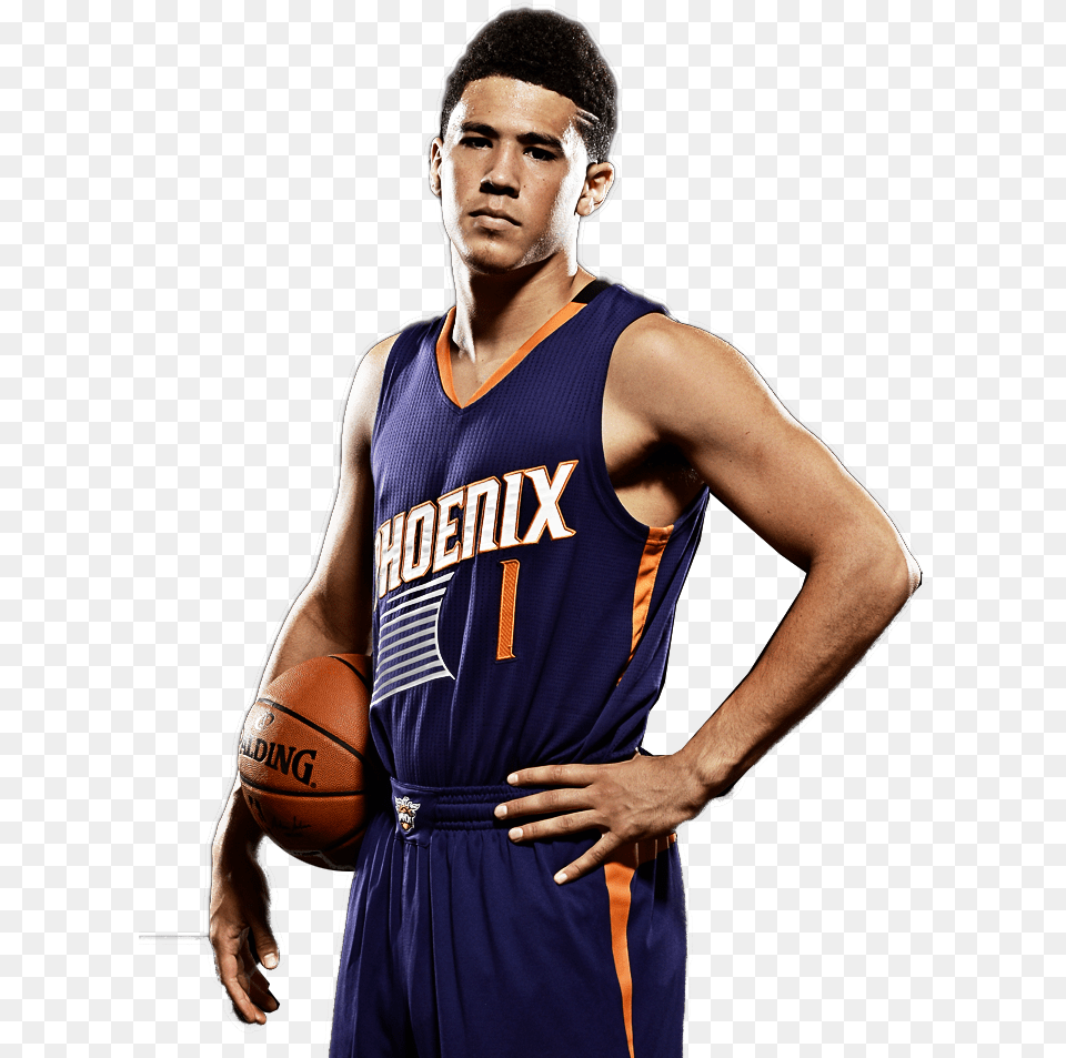 Rookie Run Devin Booker Mobile Phoenix Suns Basketball Player, Adult, Person, Man, Male Free Transparent Png