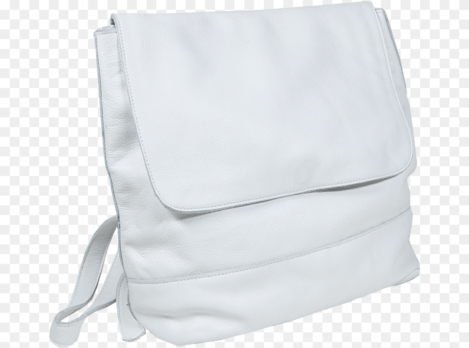 Room Backpack In White Leather Shoulder Bag, Accessories, Handbag, Purse Free Png Download