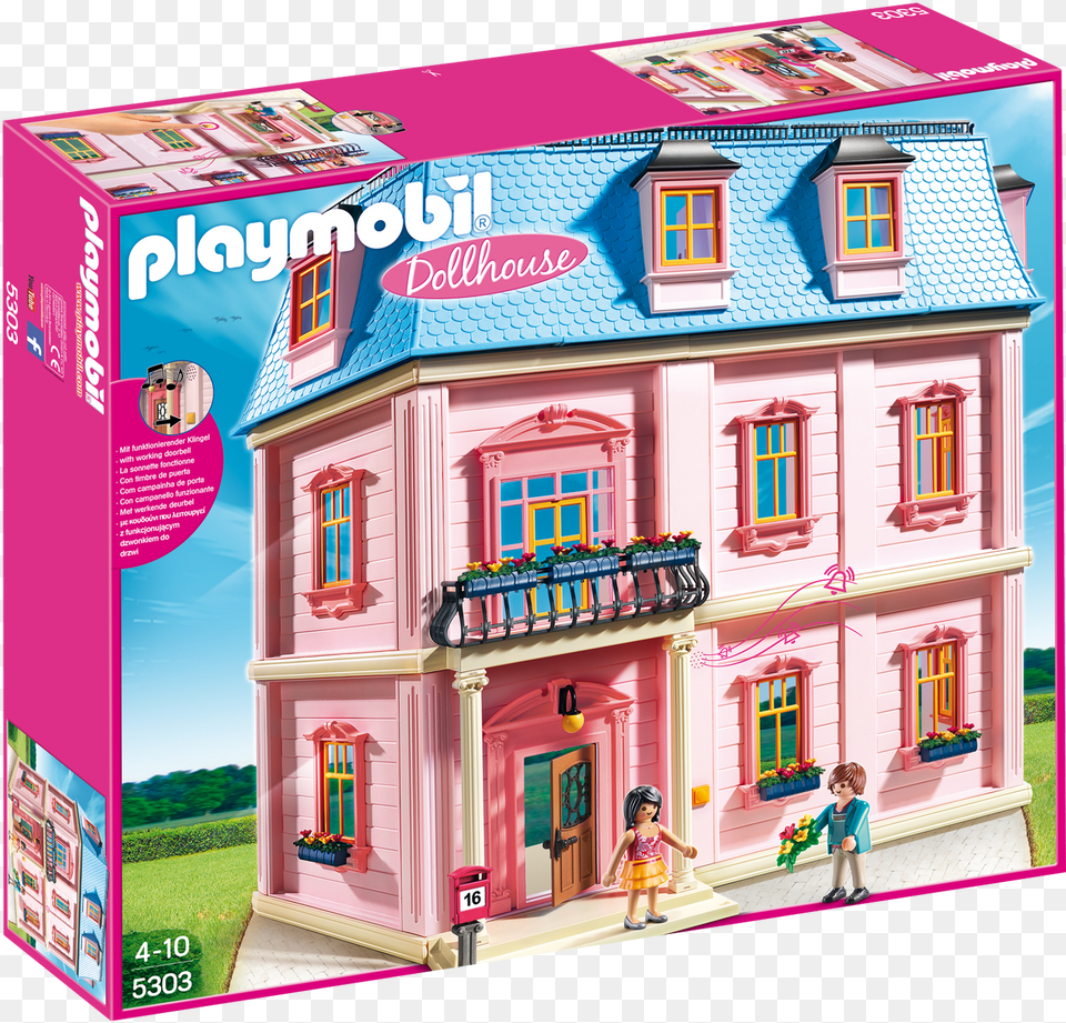 Room Clipart Dollhouse Playmobil Dollhouse, Neighborhood, Food, Person, Sweets Free Png Download