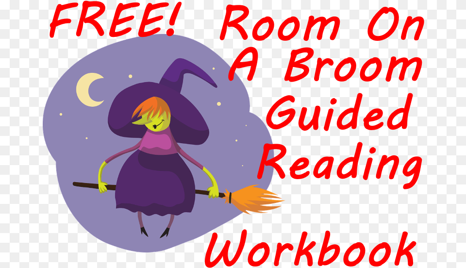Room On The Broom Workbook Cartoon, Book, Comics, People, Person Png