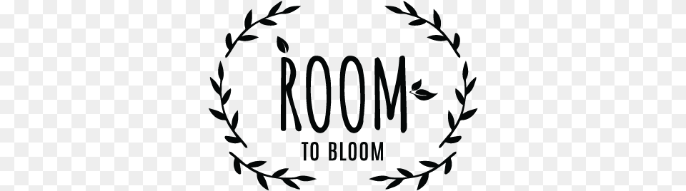 Room To Bloom Collection Calligraphy, Logo, Blackboard Free Png