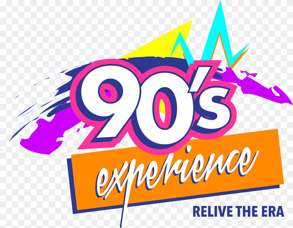 Rooms Of Nostalgia Pop Up Exhibit The 90u0027s Experience Nineties Logo, Purple, Advertisement, Art, Graphics Png Image