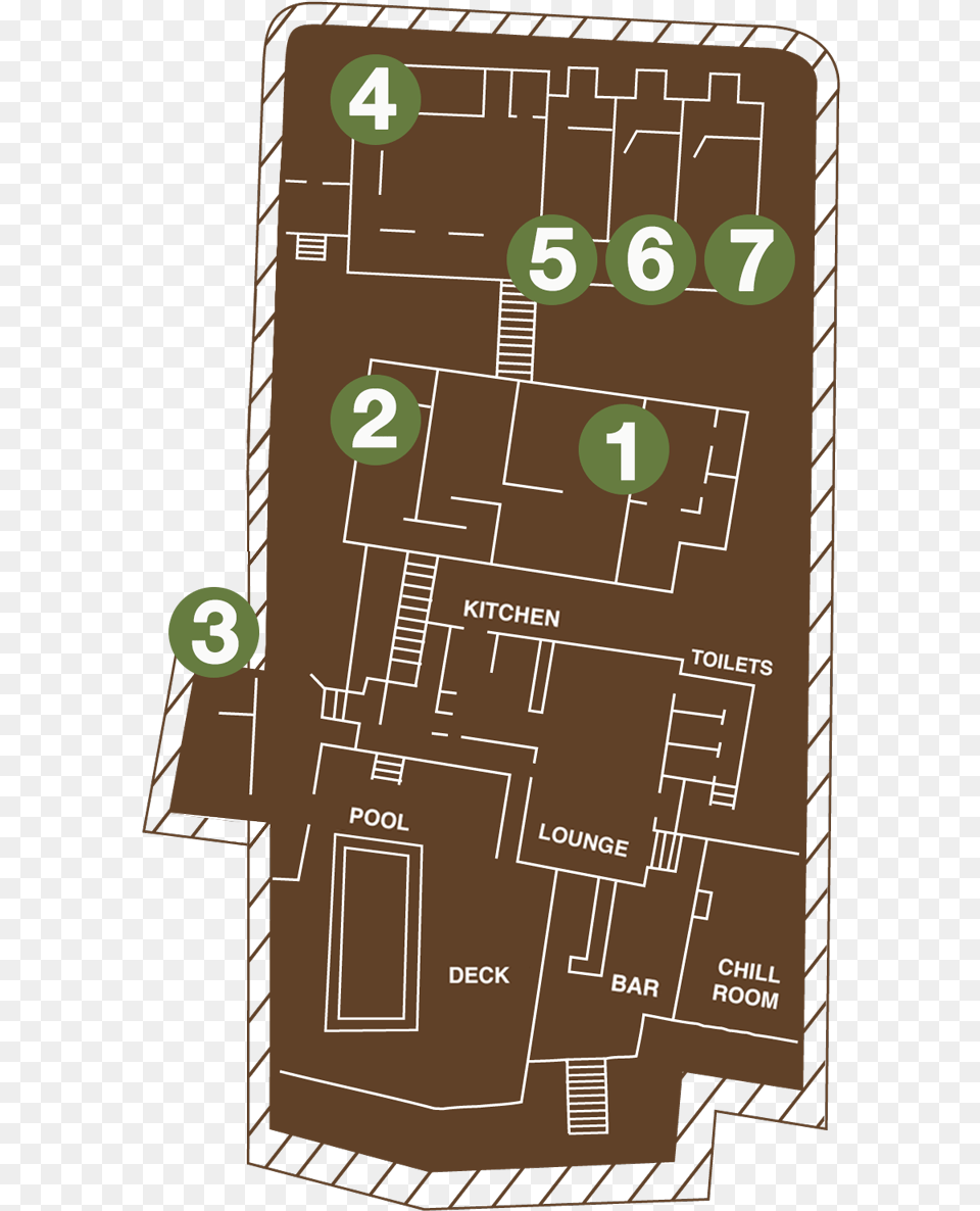 Rooms U2013 Nkwazi Tree Lodge Floor Plan, Diagram Free Png Download