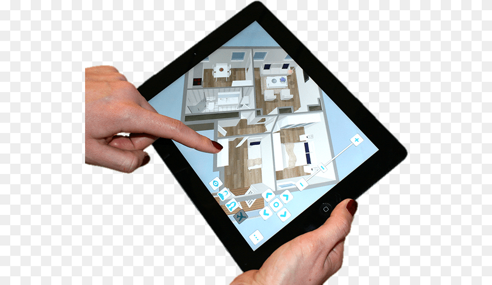 Roomsketcher Live 3d Floor Plans Floor Plan, Computer, Electronics, Tablet Computer, Adult Png Image