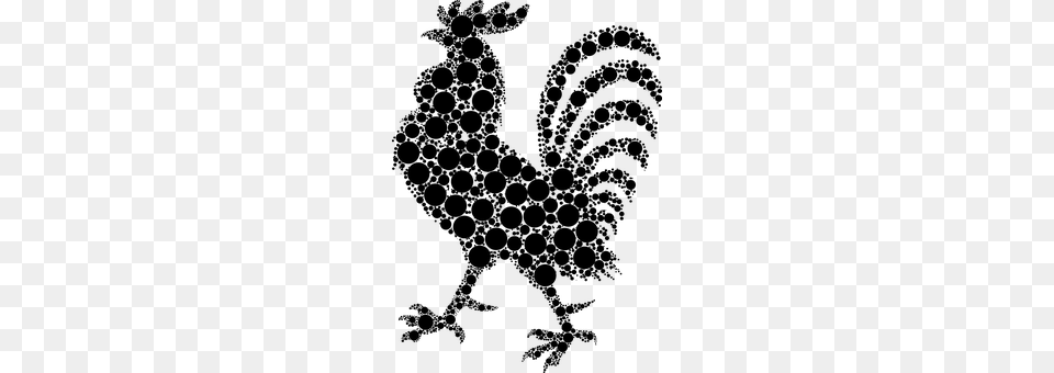 Rooster Gray Free Png Download