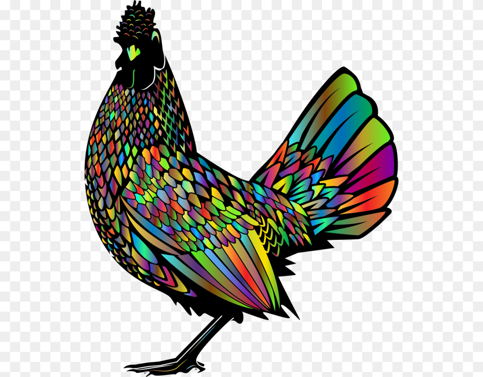 Rooster Chicken Poultry Farming Phasianidae, Art, Graphics, Pattern, Animal Free Png Download