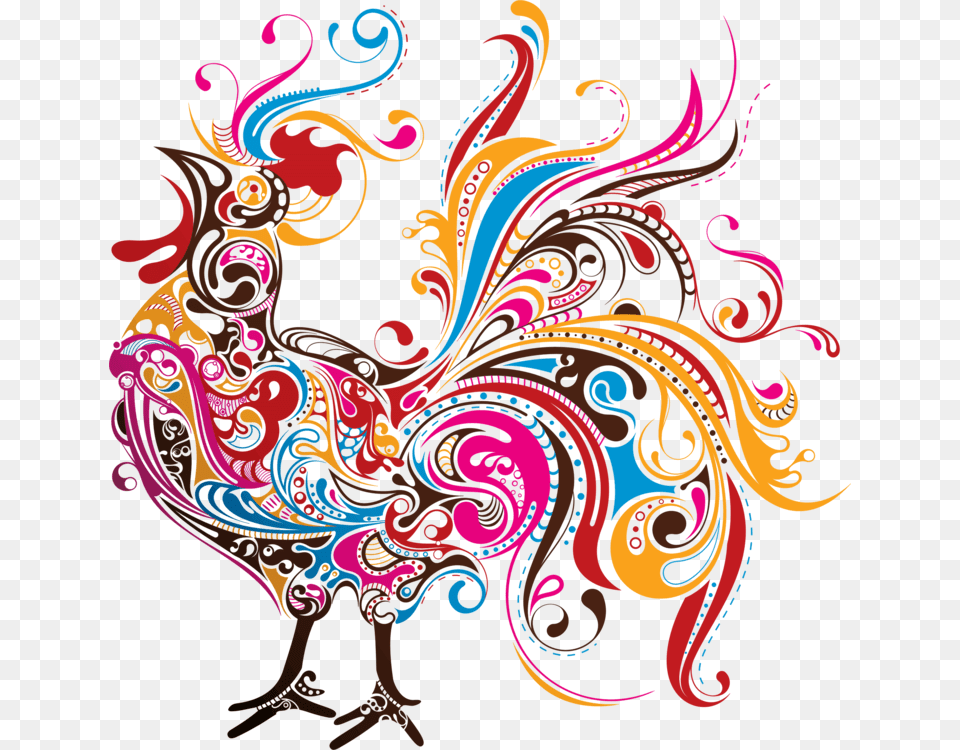 Rooster Chicken Silhouette Drawing Business Cards, Art, Floral Design, Graphics, Pattern Png Image