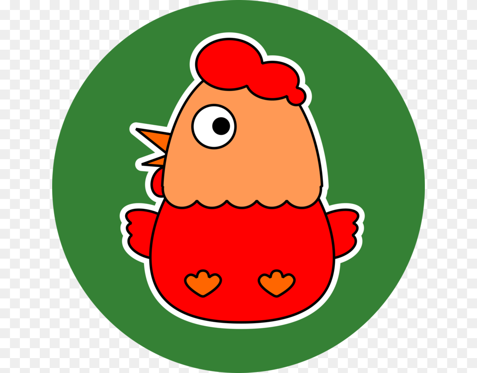 Rooster Computer Chicken Cartoon, Baby, Person, Food Free Png Download