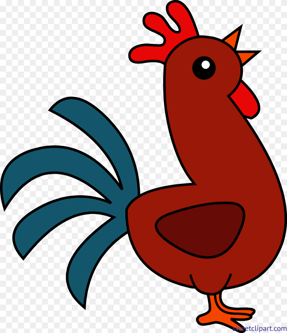 Rooster Cute Clip Art, Animal, Bird, Chicken, Fowl Free Png Download