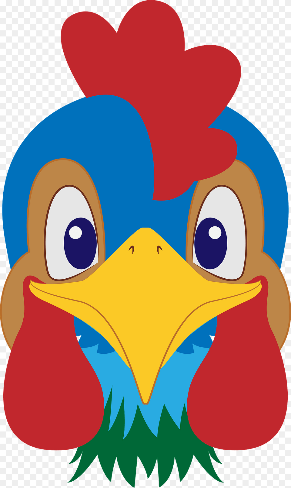 Rooster Face Clipart, Animal, Beak, Bird, Art Free Transparent Png