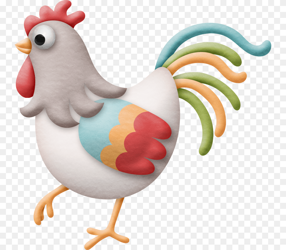 Rooster Ferma Animals Doodles And Chicken, Cream, Dessert, Food, Ice Cream Free Transparent Png