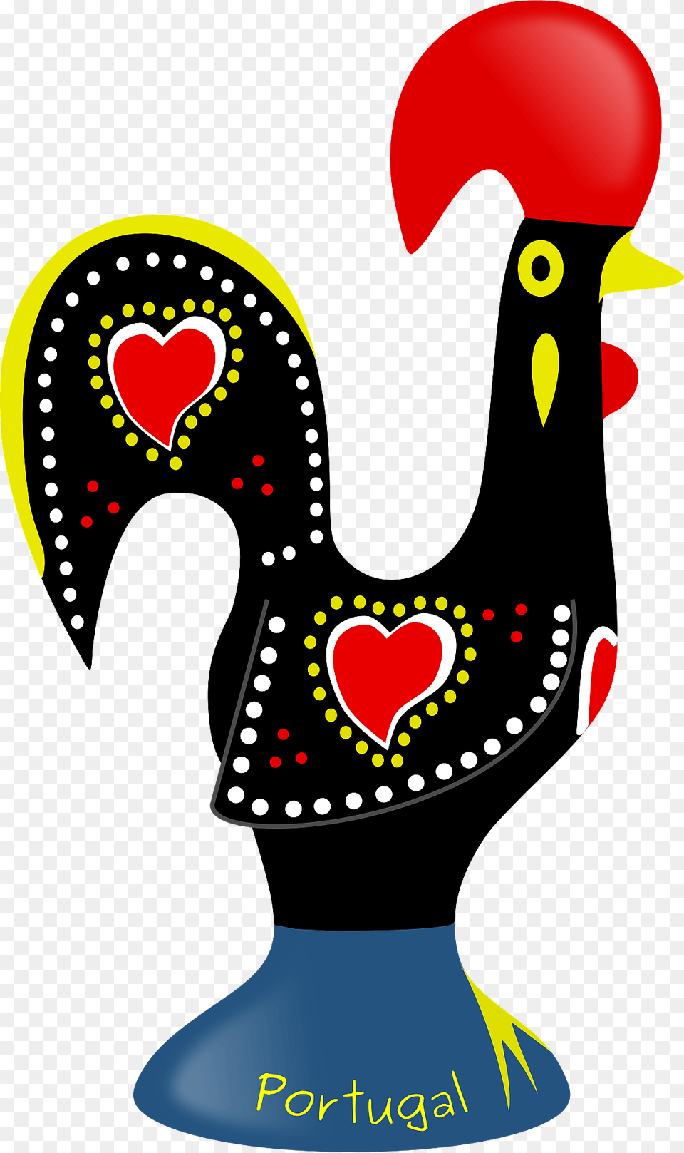 Rooster Of Barcelos Clipart, Animal, Beak, Bird, Art Free Transparent Png