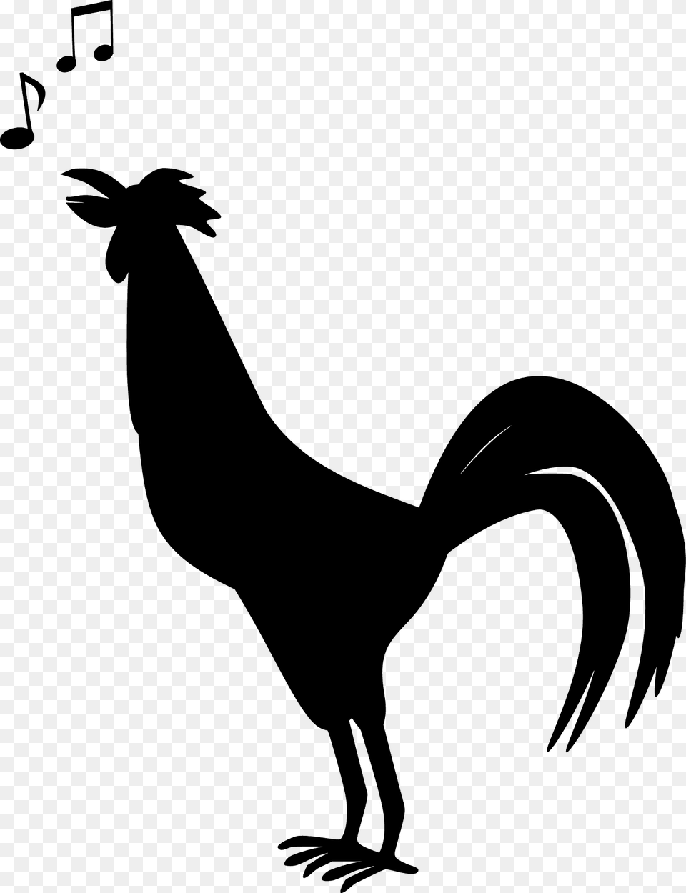 Rooster Silhouette, Animal, Bird, Chicken, Fowl Free Png Download
