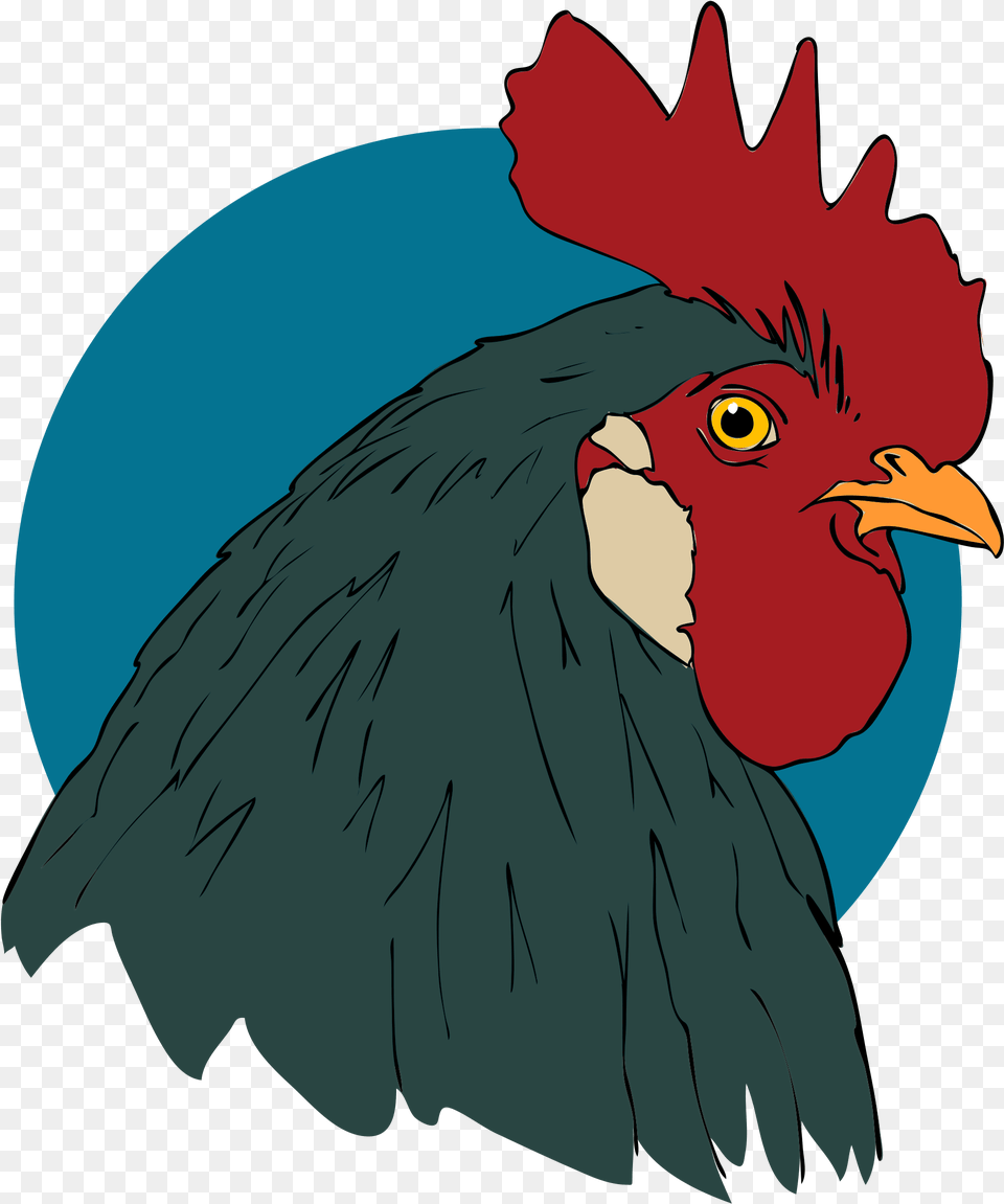 Rooster Svg Public Domain, Animal, Bird, Chicken, Fowl Free Png Download