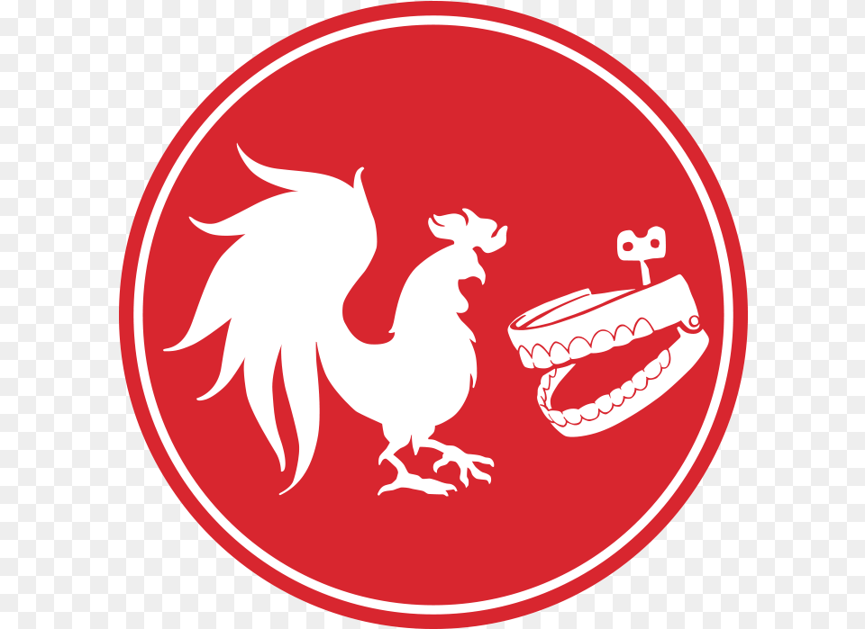 Rooster Teeth Logo Decal Rooster Teeth Logo, Emblem, Sticker, Symbol, Animal Free Png