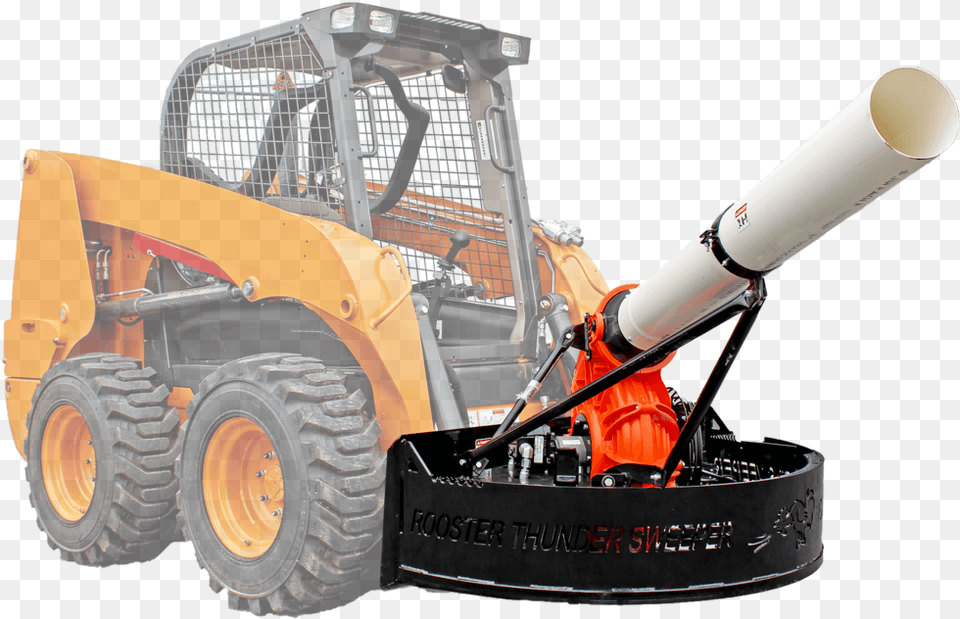 Rooster Thunder Sweeper Blower Bulldozer, Machine, Wheel Png