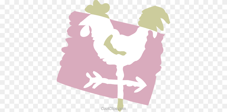 Rooster Weathervane Royalty Free Vector Clip Art Illustration Png