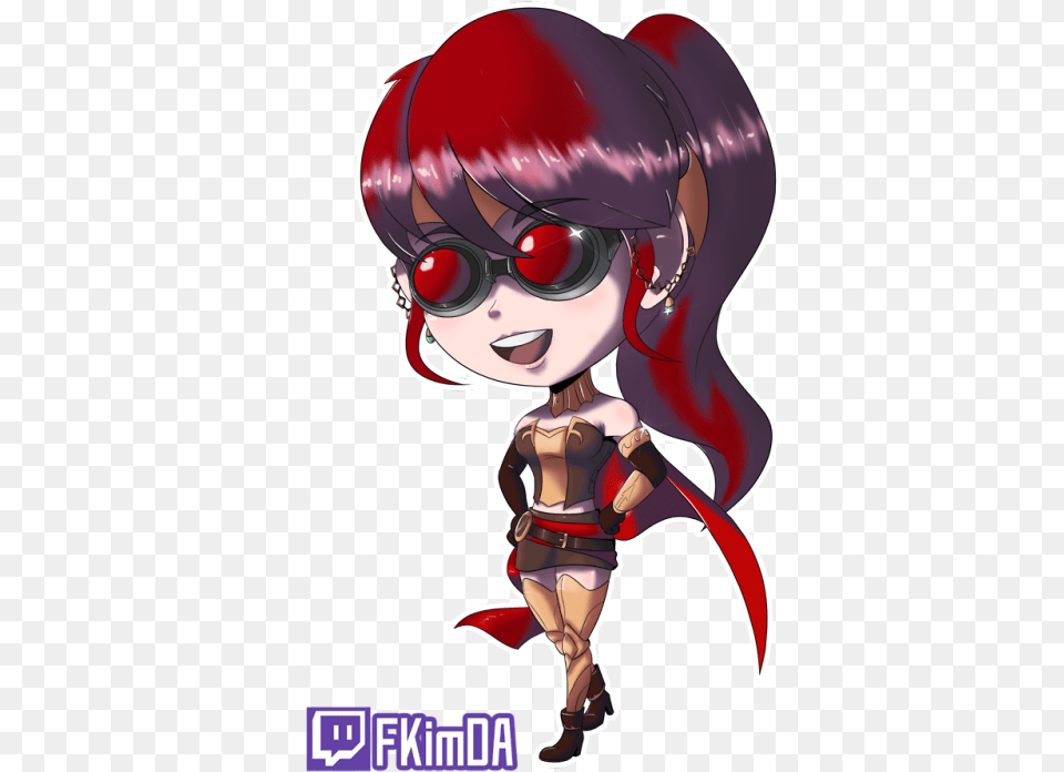 Roosterteeth Red Huntress Rwby The Red Huntress, Publication, Book, Comics, Person Png Image