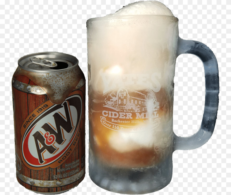 Root Beer Float Frosty Mug Cut Root Beer Float Transparent, Alcohol, Beverage, Cup, Can Free Png Download
