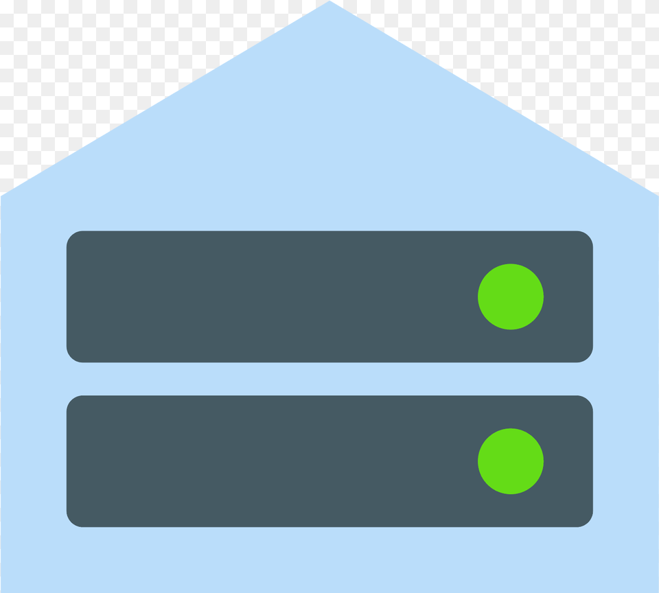 Root Server Icon Electric Blue Png