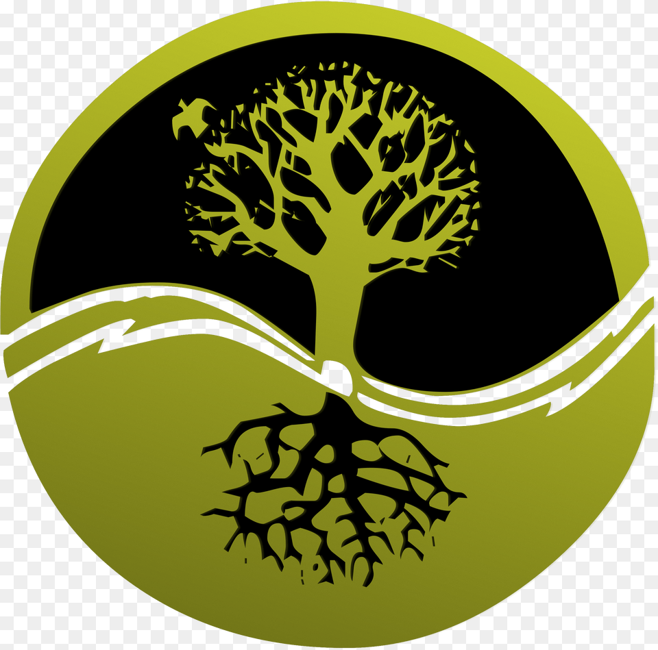 Root Tree Logo Picture Gaia Mod Ark, Leaf, Plant, Moss, Green Free Transparent Png