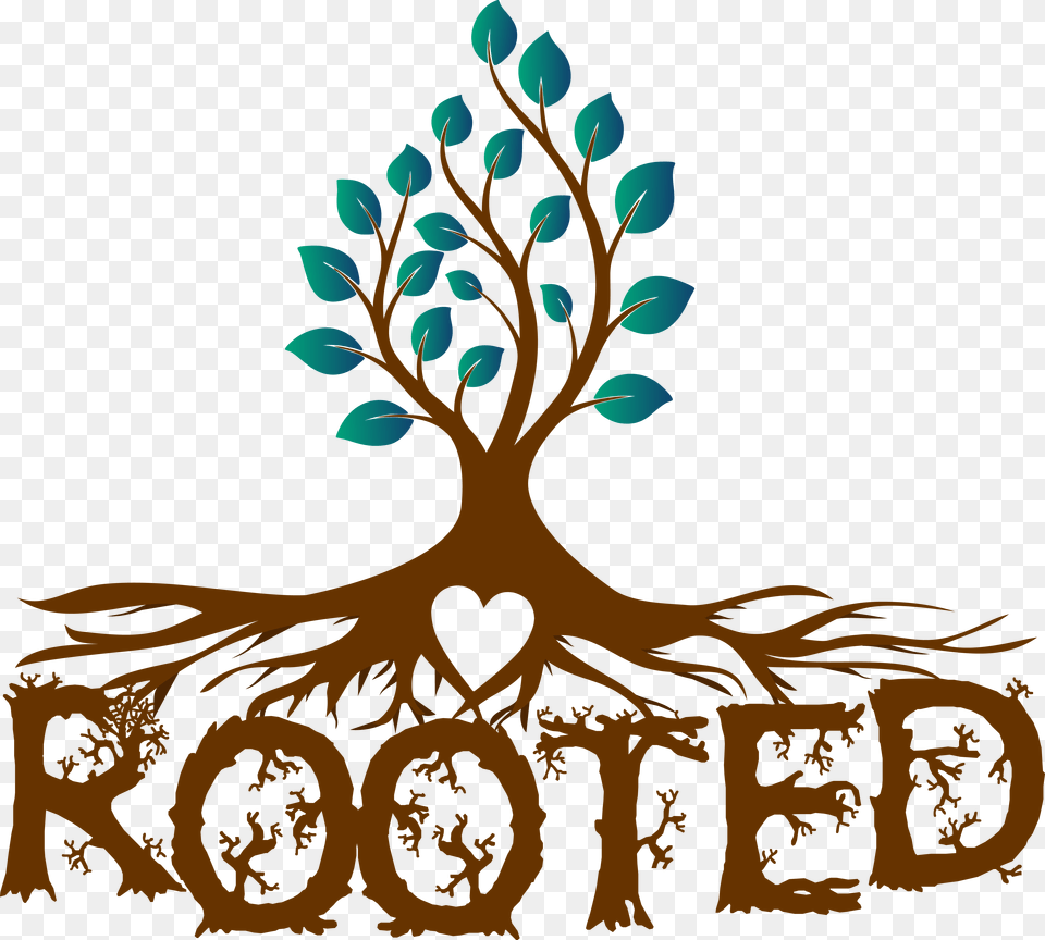 Rooted, Plant, Root, Pattern, Art Free Transparent Png