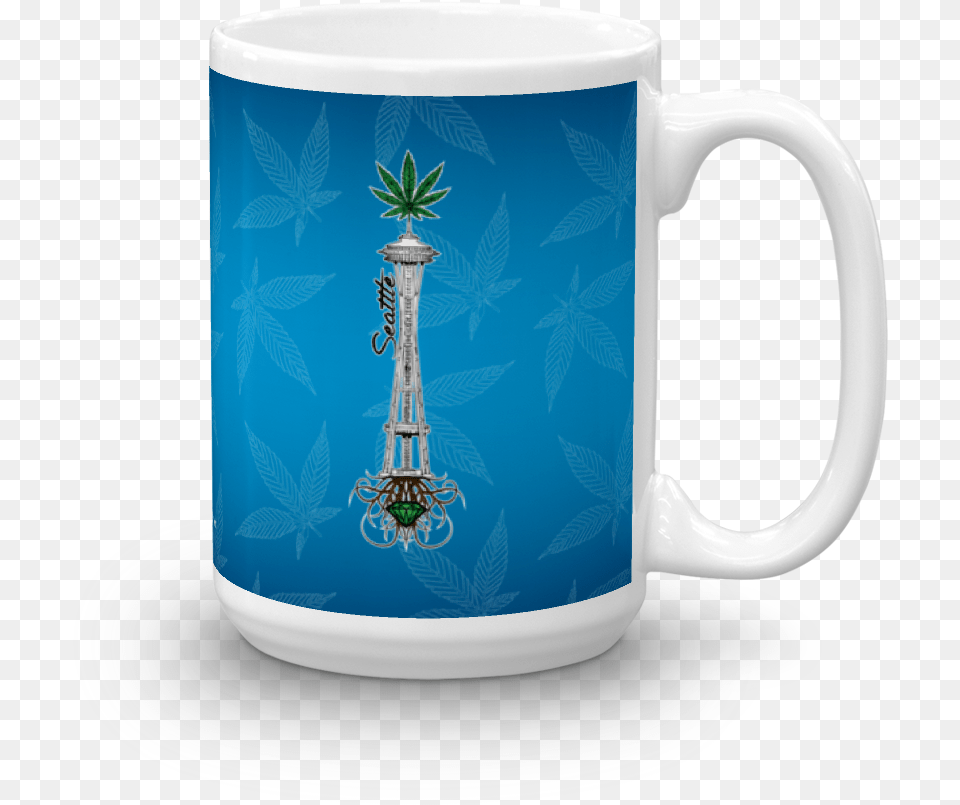 Rooted Space Needle Serveware, Cup, Beverage, Coffee, Coffee Cup Free Png Download