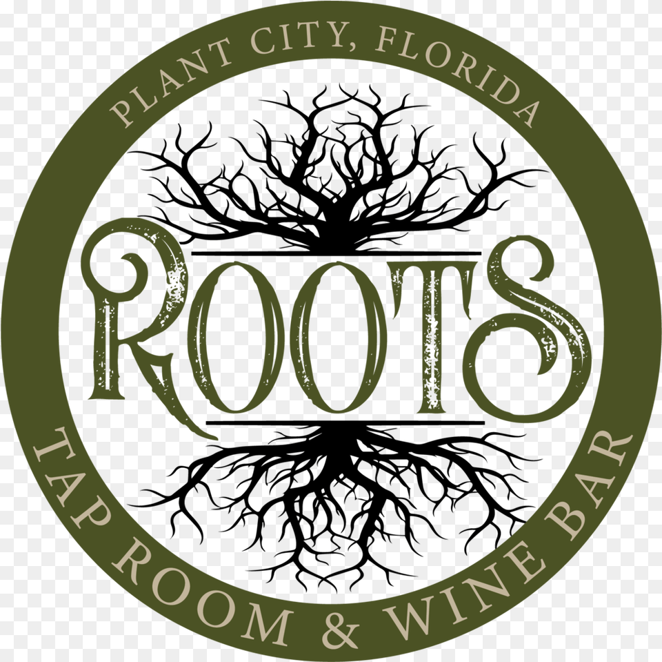 Roots Of Plant City Language, Logo, Disk, Green Free Png