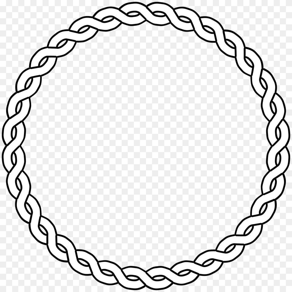 Rope Border Circle Icons, Oval, Accessories, Jewelry, Necklace Png