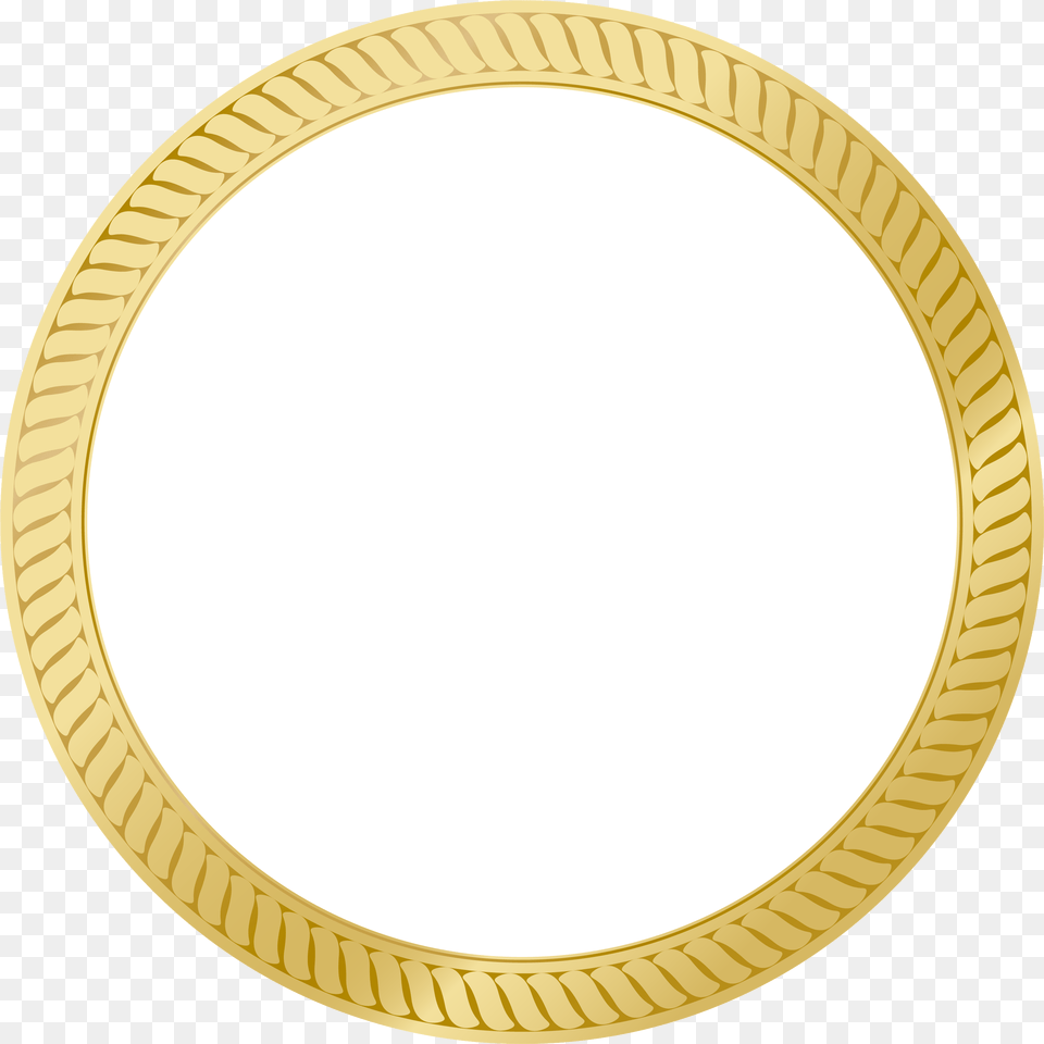 Rope Circle Circle, Oval, Gold Png Image