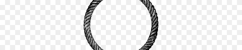 Rope Circle Image, Gray Free Png