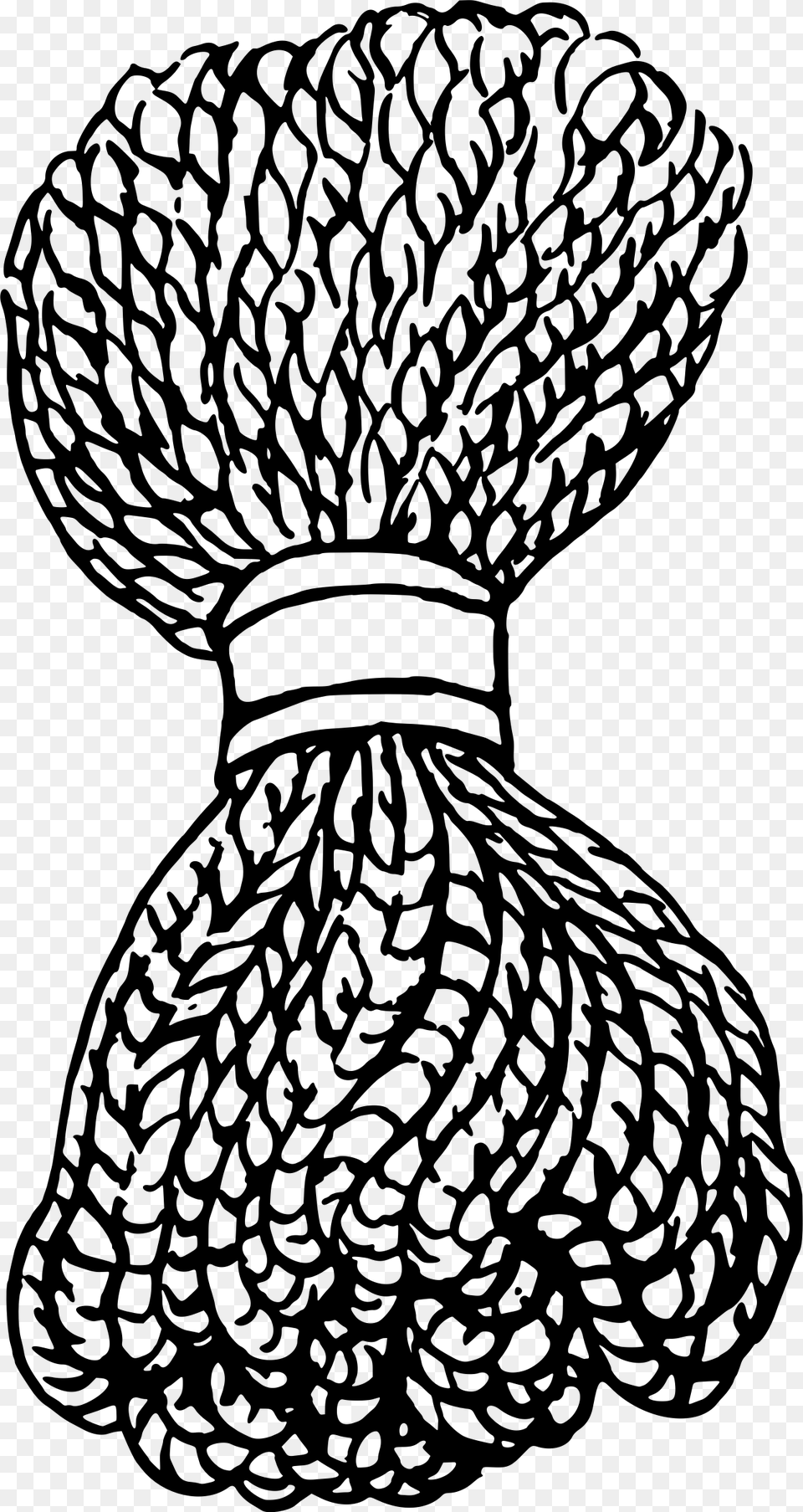 Rope Clipart Black And White, Gray Png