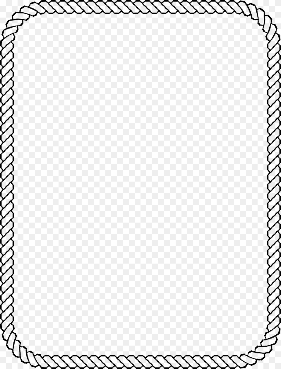 Rope Clipart Rectangular Clip Art, Gray Free Transparent Png